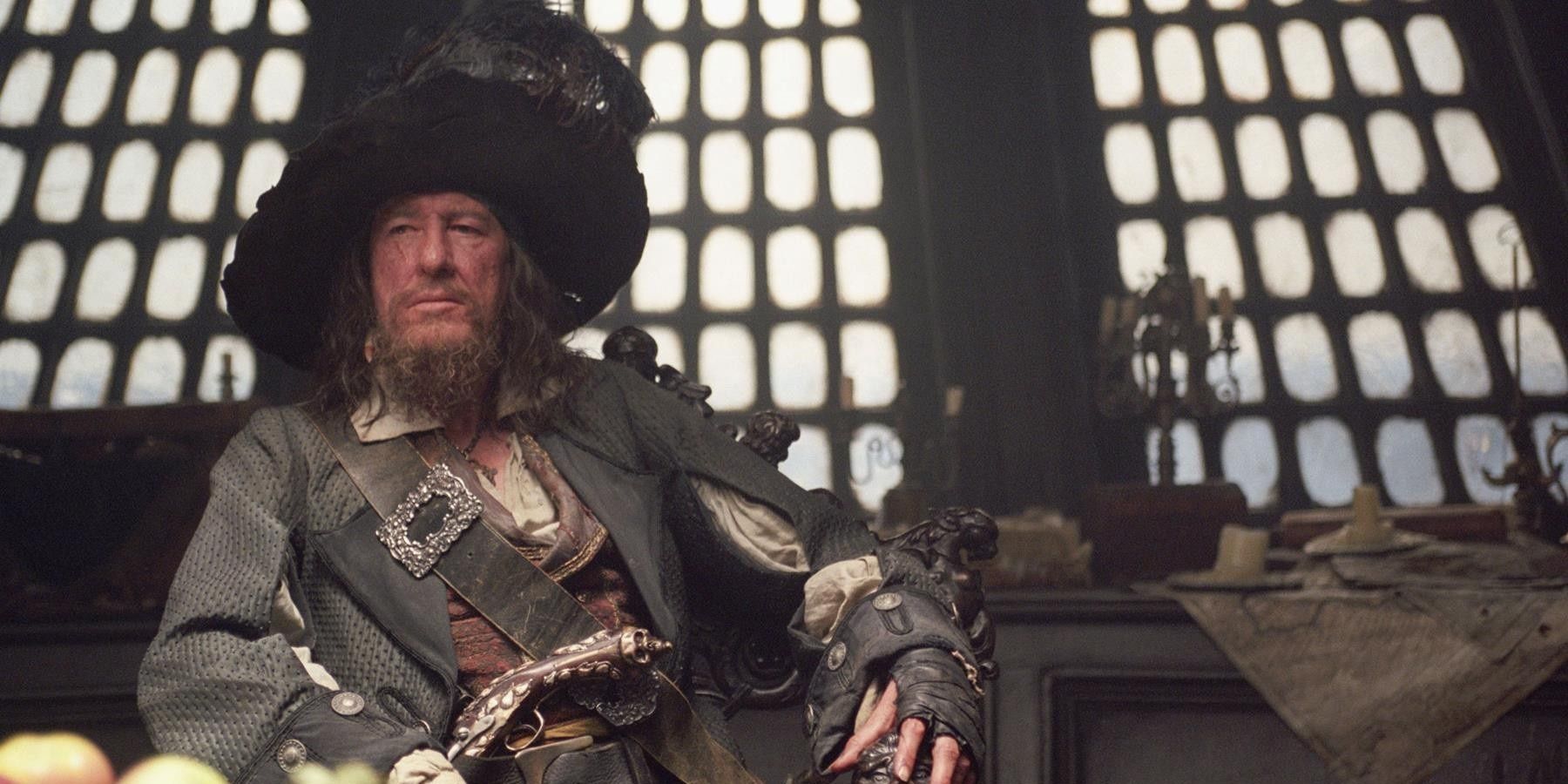 Hector Barbossa in Pirates of the Caribbean