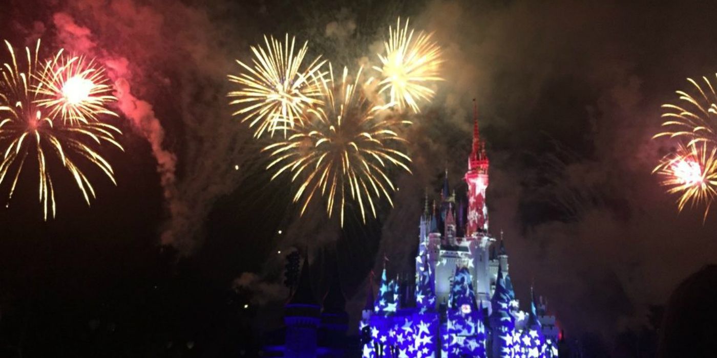 Hidden Mickey Fireworks