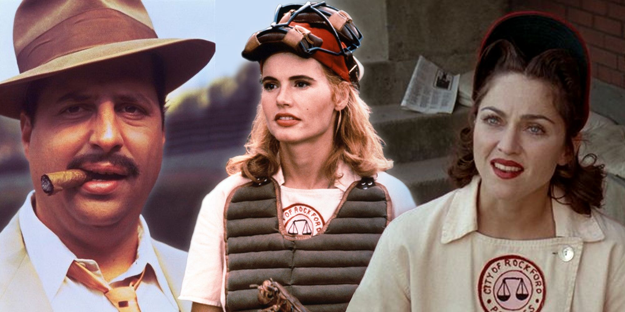 Hidden Things Missed In A League Of Their Own - three actors in the movie
