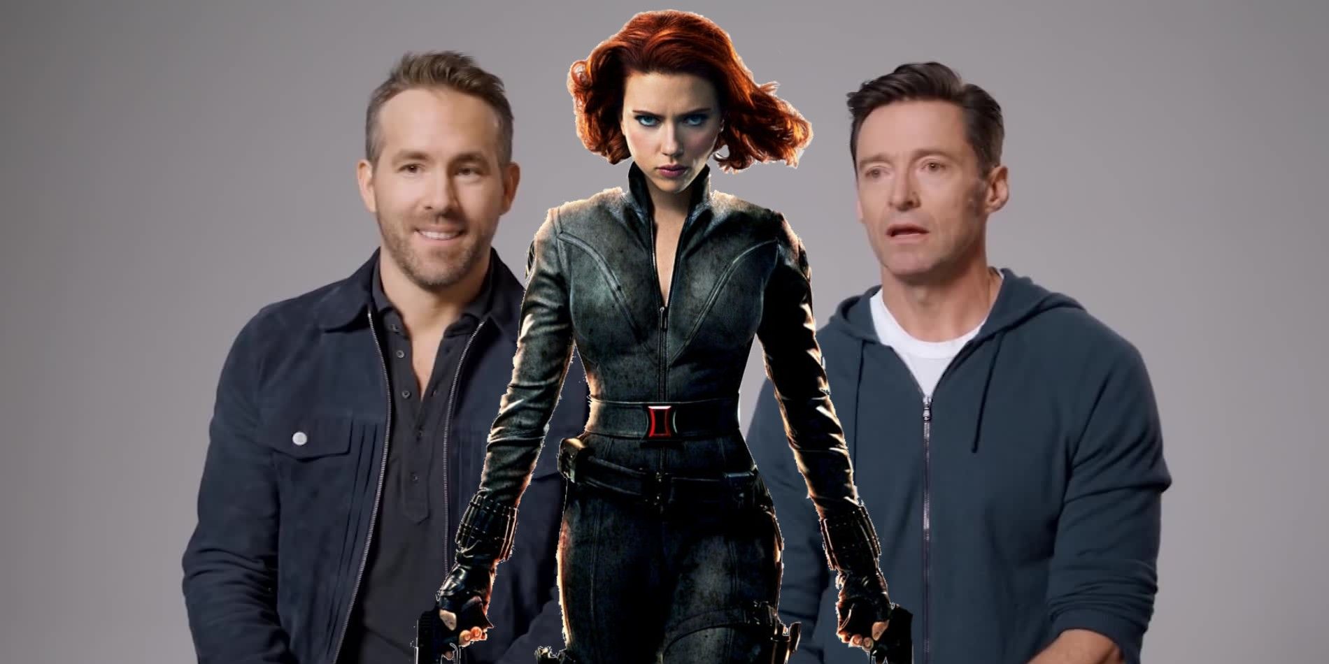 Hugh Jackman Ryan Reynolds Scarlett Johansson