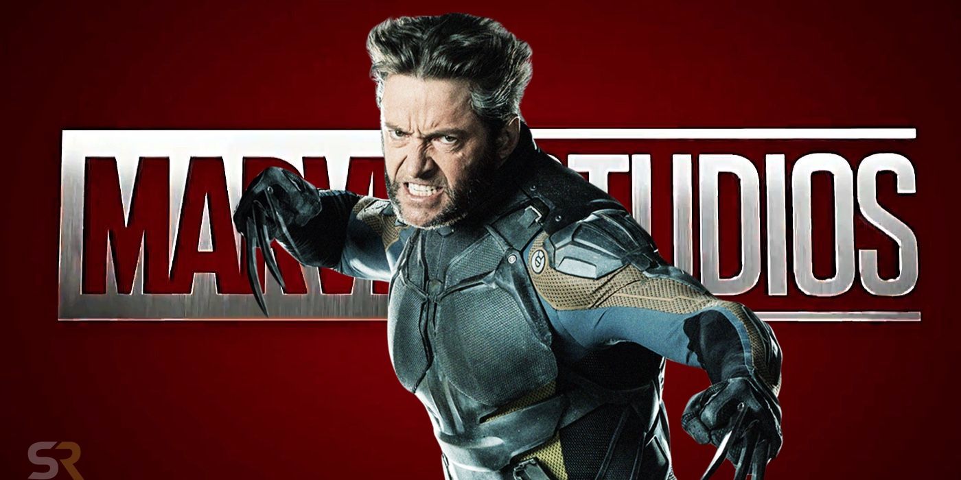 Hugh Jackman against Marvel Studios background