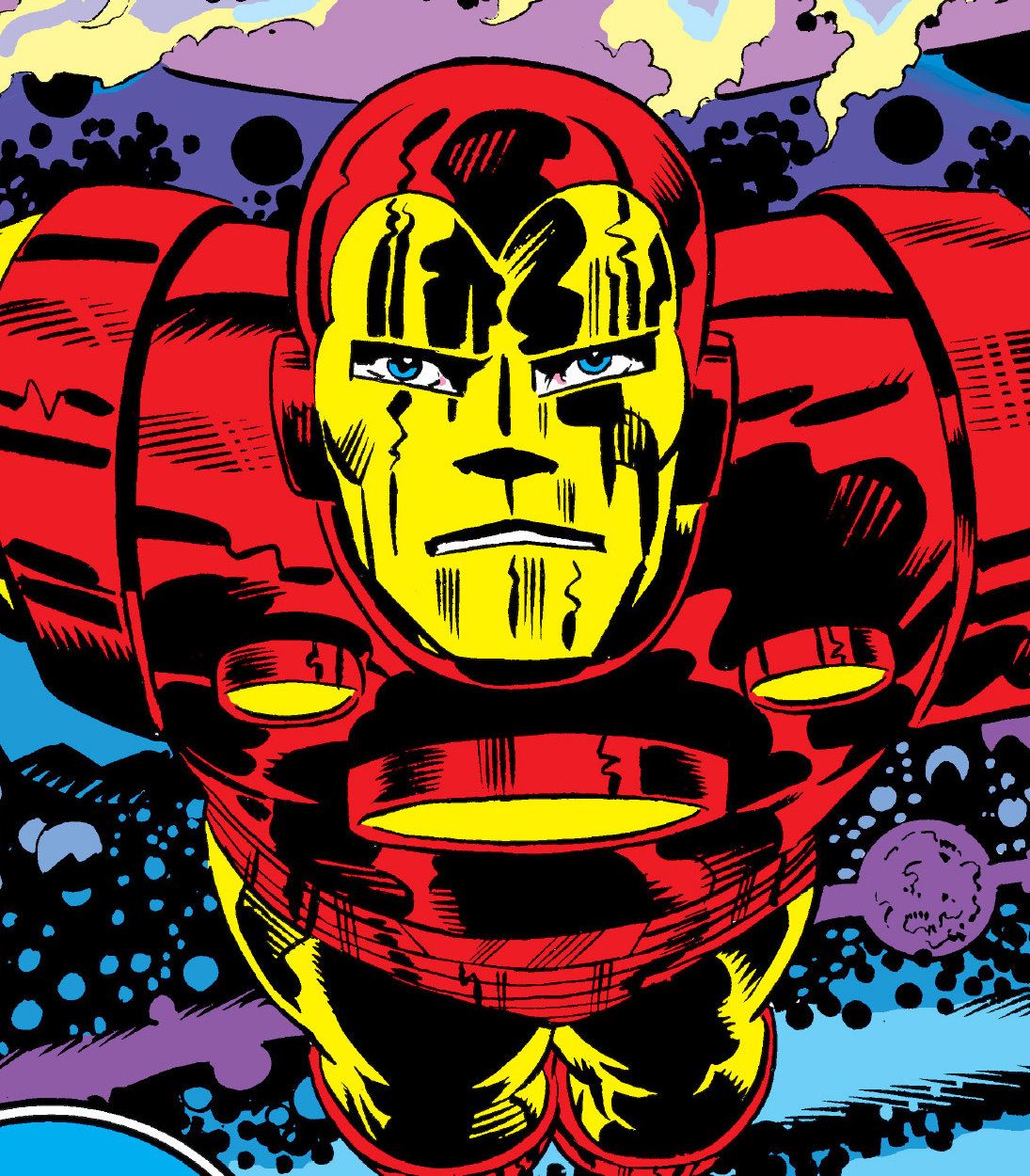 Iron Man Yellow Nose Armor Vertical