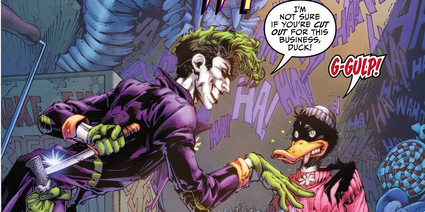 The Joker meets Daffy Duck