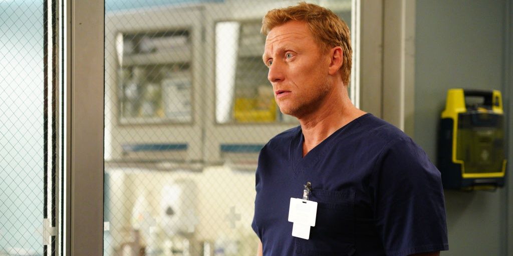 Owen Hunt at the hospital on Grey's Anatomy