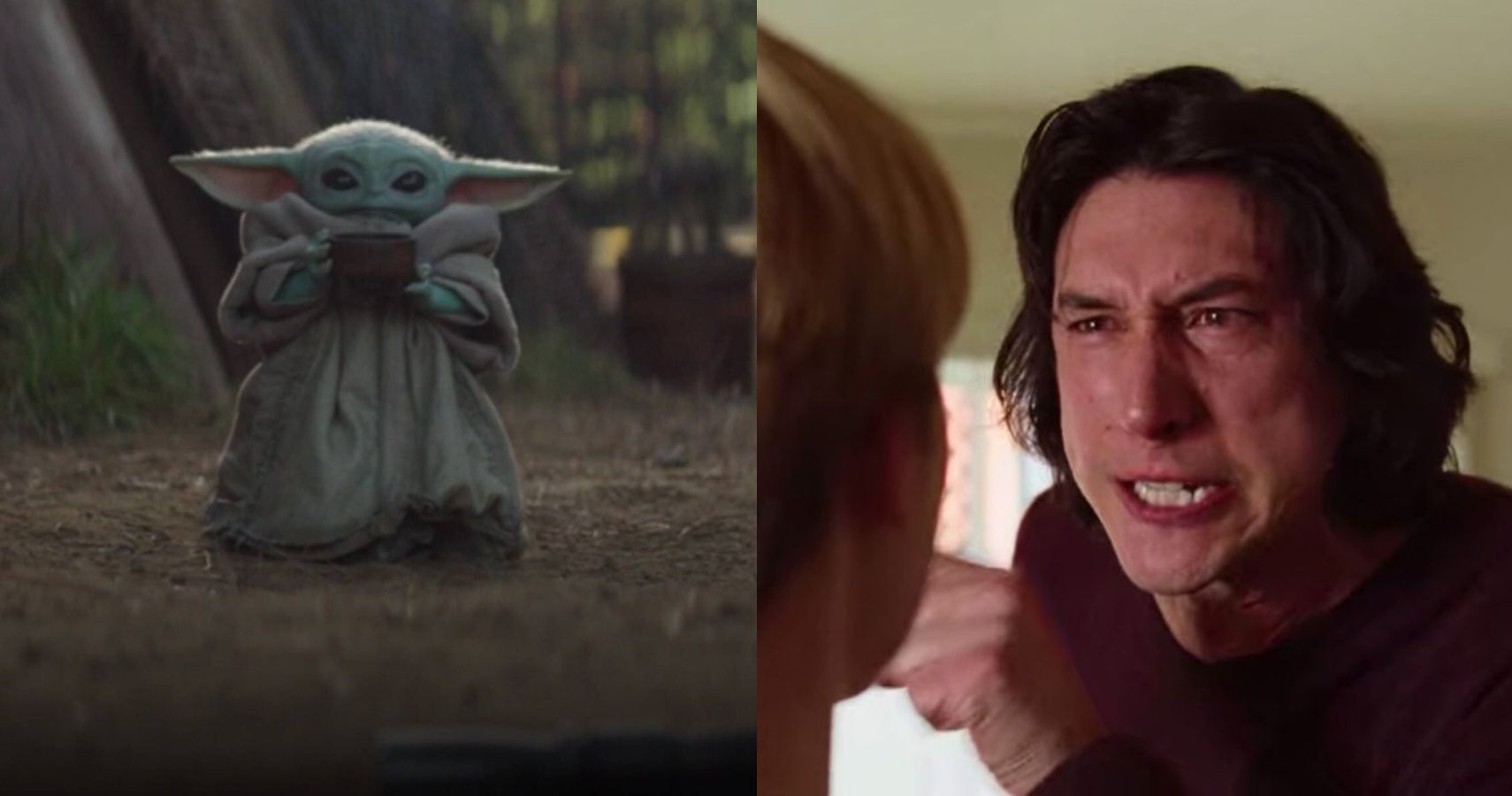 10 Hilarious Baby Yoda Vs Kylo Memes