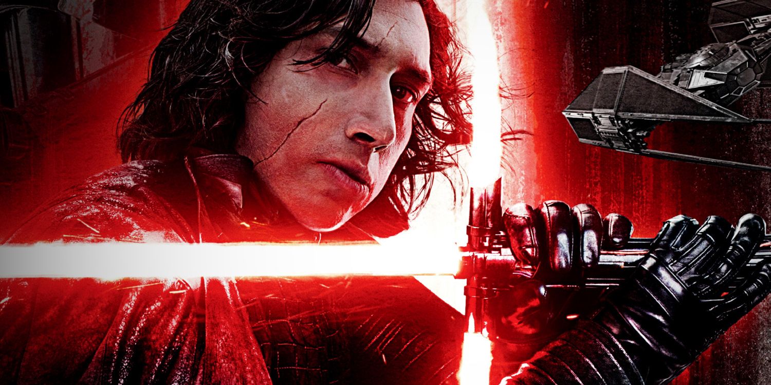 Kylo Ren With Red Lightsaber