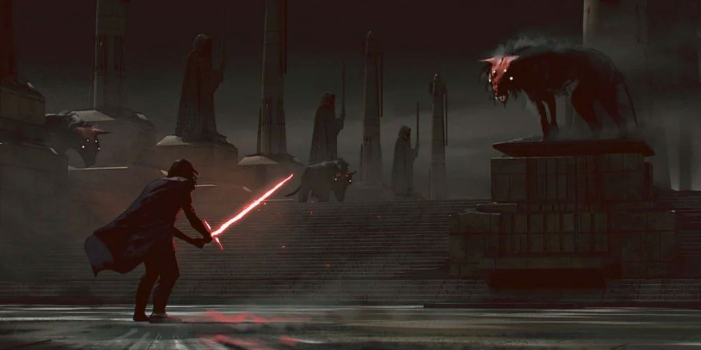 Kylo Ren in The Rise of Skywalker Concept Art