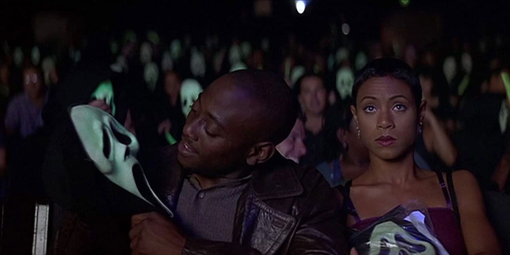 Omar Epps and Jada Pinkett Smith opening movie theater