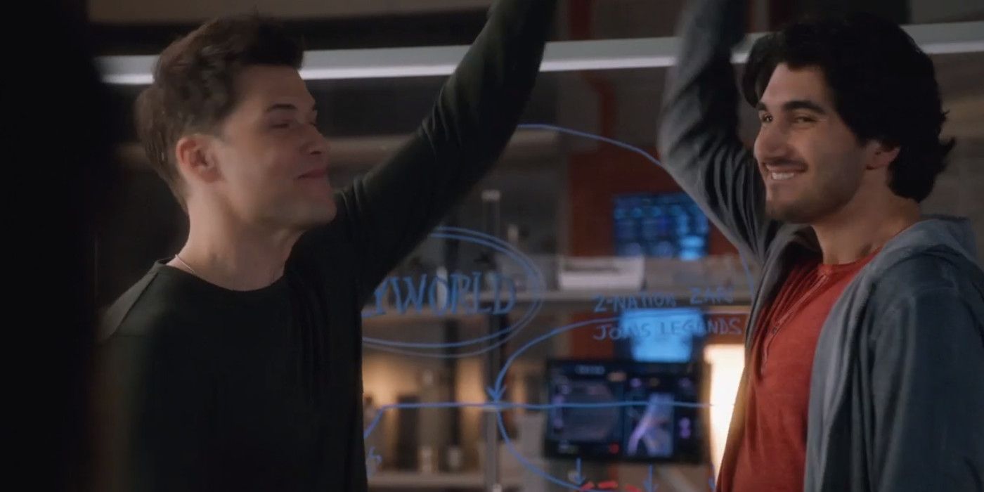 Legends of Tomorrow Behrad and Nate High-Five
