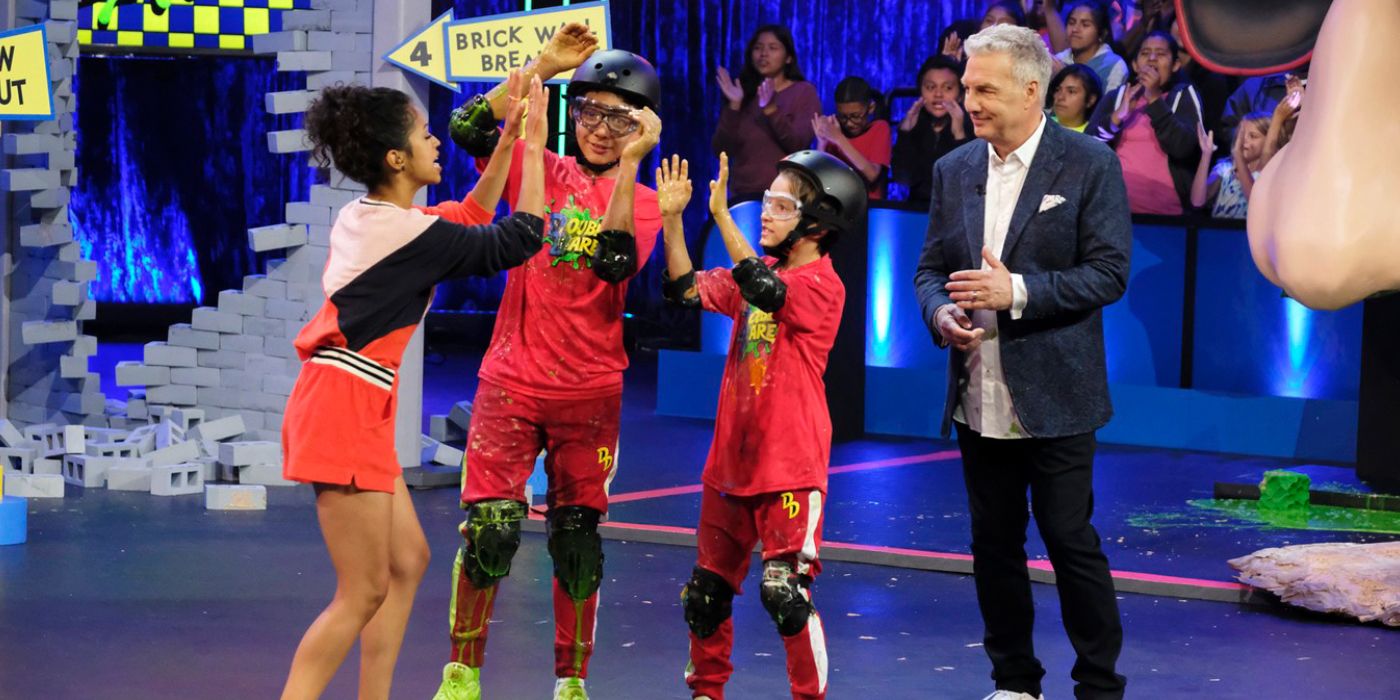 Liza Koshy and Marc Summers Host the rebooted Double Dare