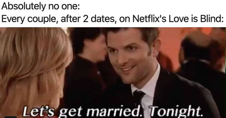 10 Love Is Blind Memes Too Hilarious For Words Screenrant