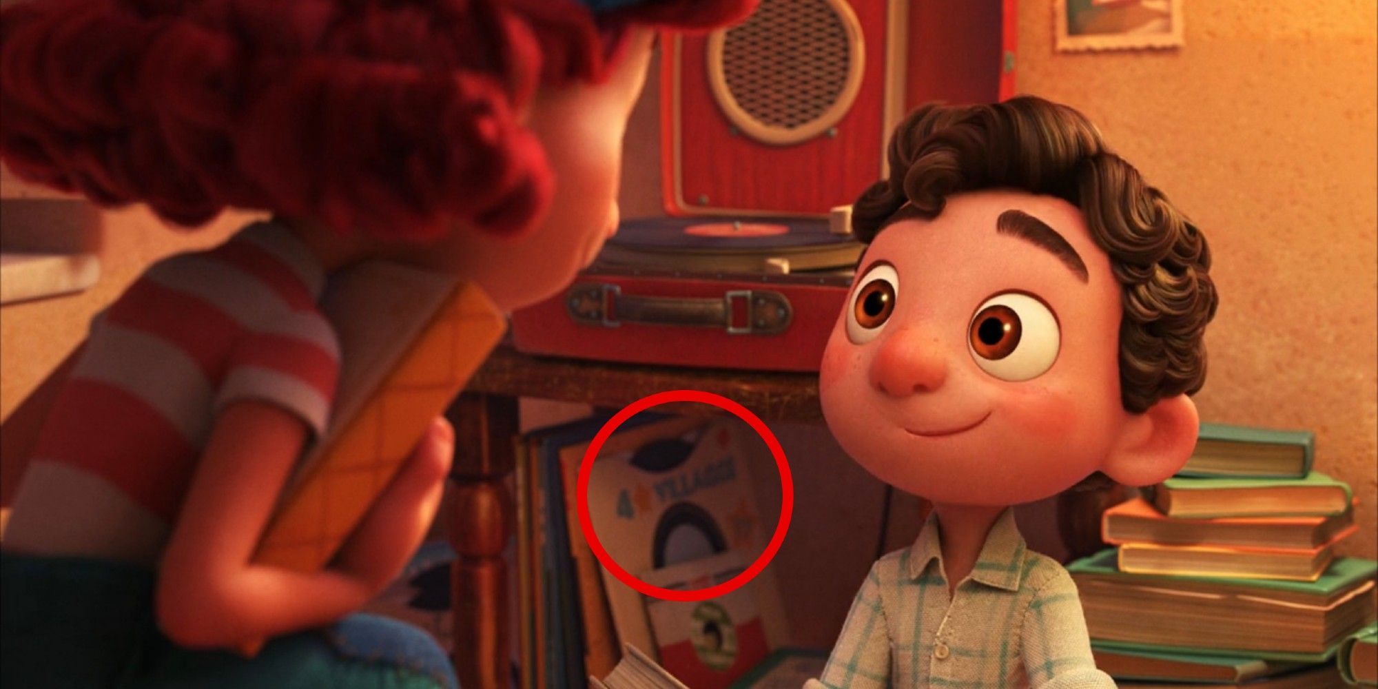 A record in Luca teases Pixar's Turning Red