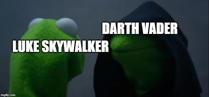 Luke Skywalker Kermit meme