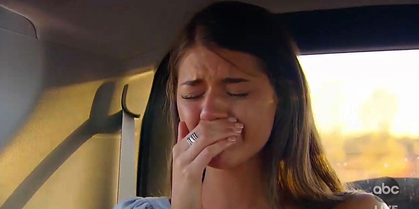 Madison Prewett crying Bachelor