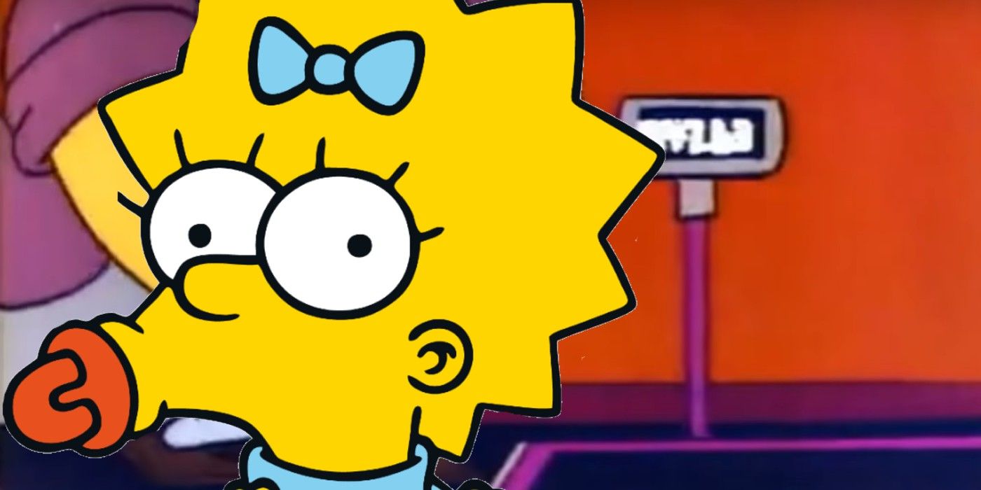 Maggie in The Simpsons intro