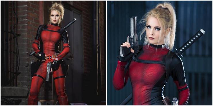 Maid of Might Deadpool cosplay