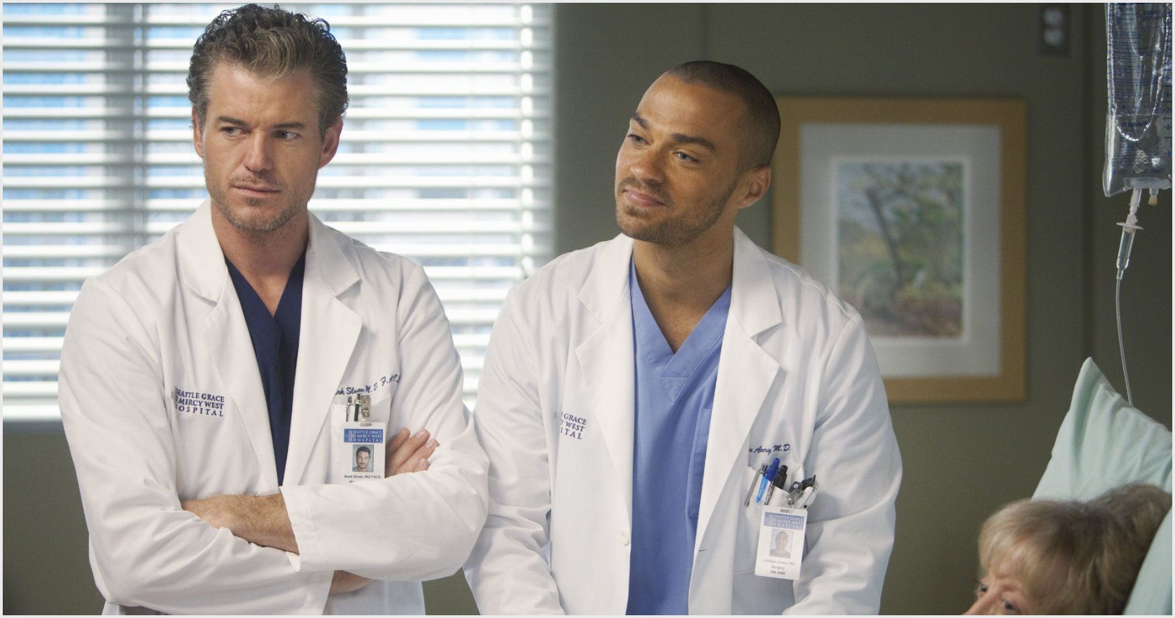 Mark and Jackson in Grey's Anatomy