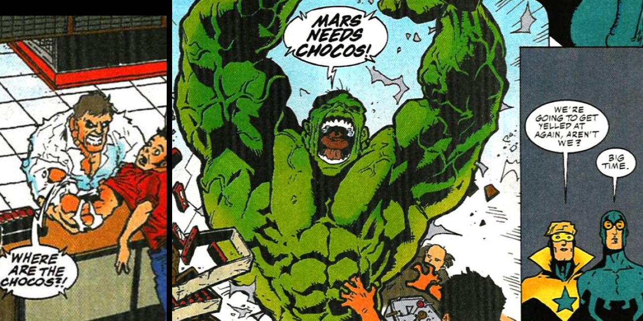 Martian Manhunter Becomes Hulk Comic