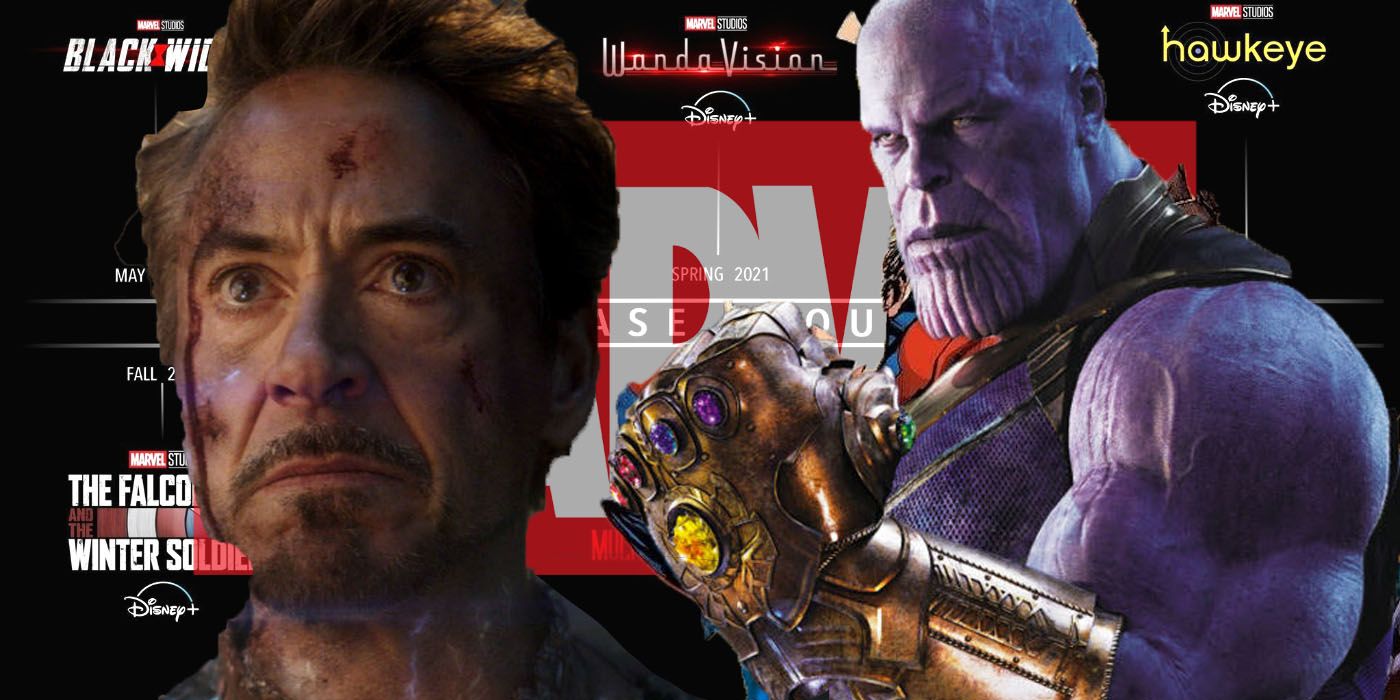 Marvel MCU Phase 4 Thanos Josh Brolin Iron Man Robert Downey Jr.