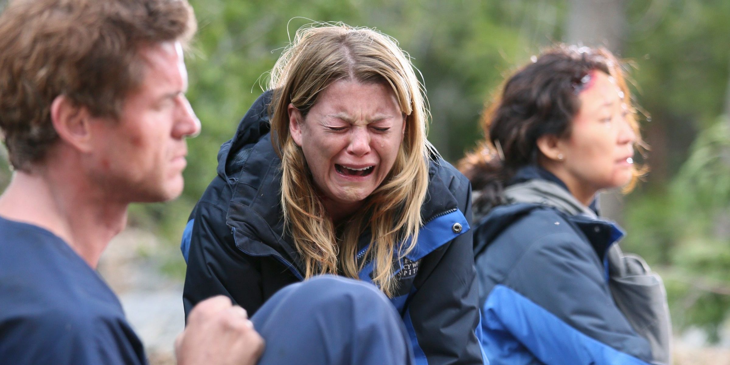 Meredith Sobbing Flight Greys Cropped