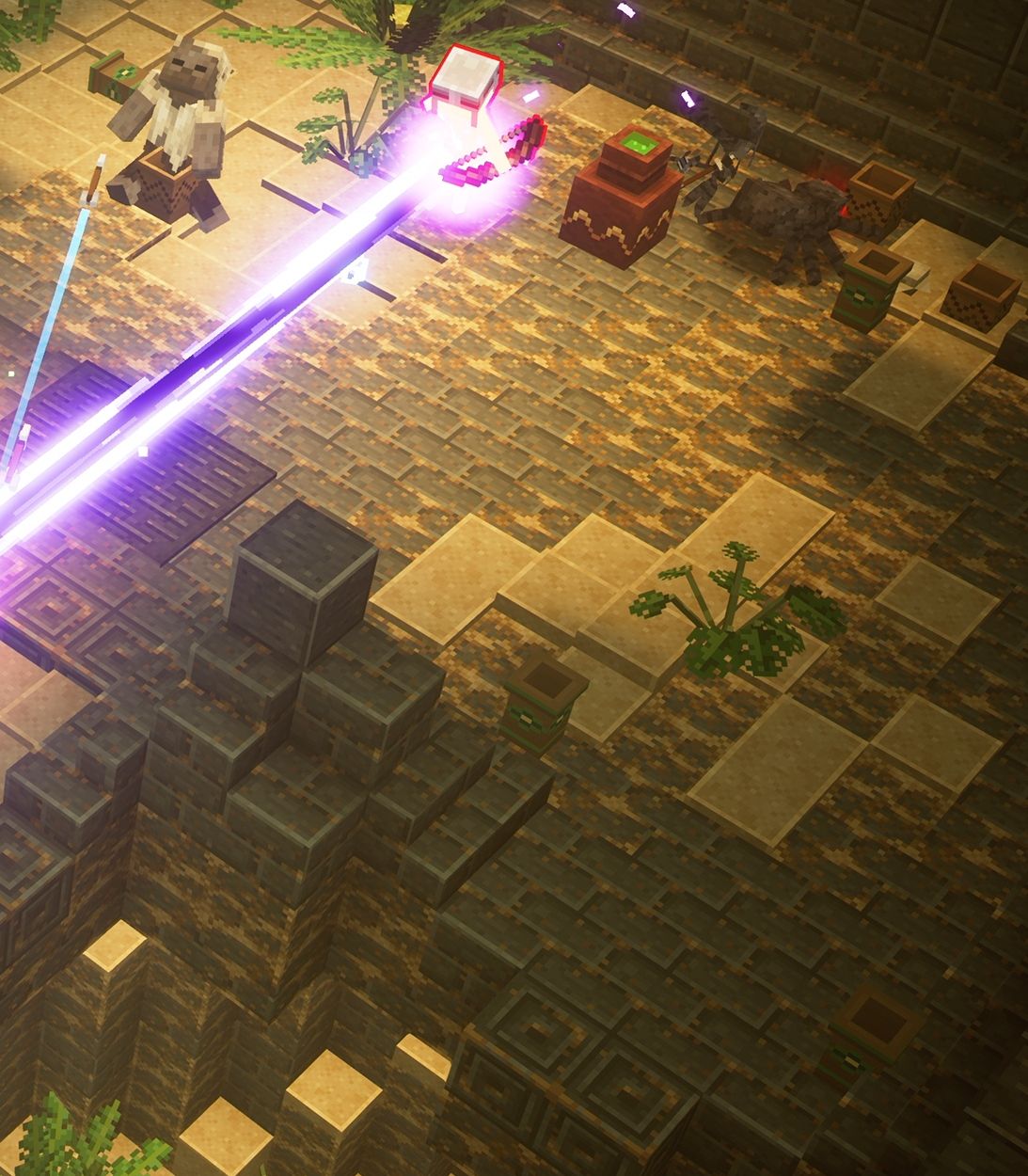 Minecraft Dungeons Vertical Laser Target