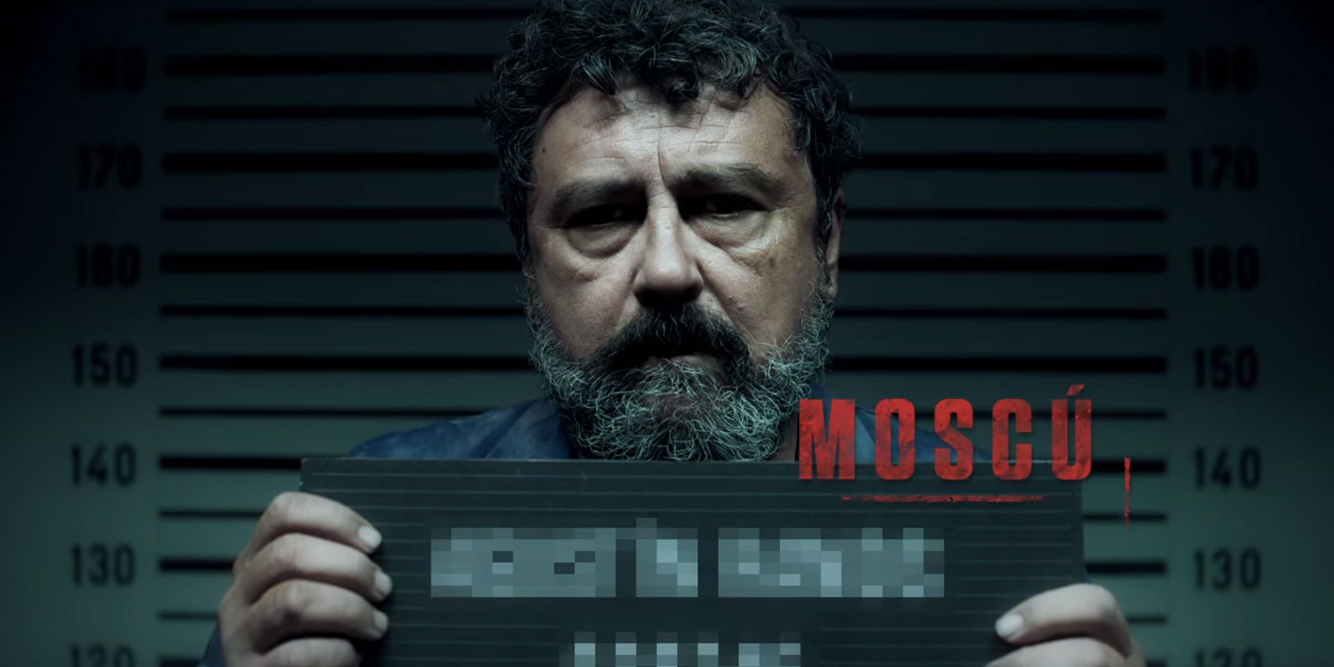 Moscow's Mugshot in Money Heist 