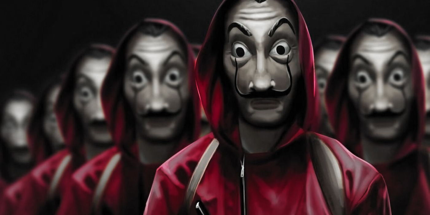 Money Heist's masks and jumpsuits