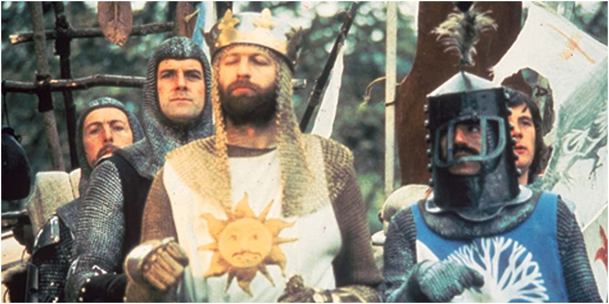 The king and his men in Monty Python and the Holy Grail