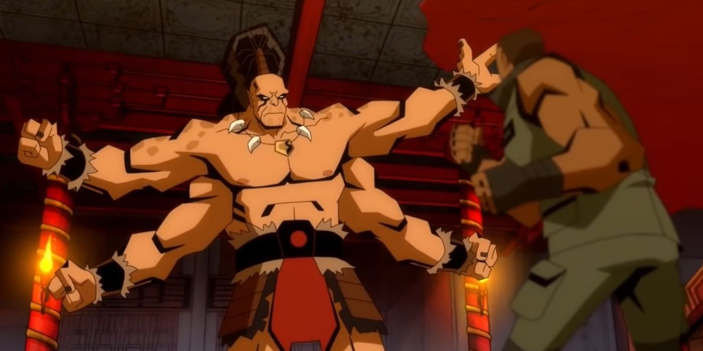 Goro in Mortal Kombat Scorpion's Revenge