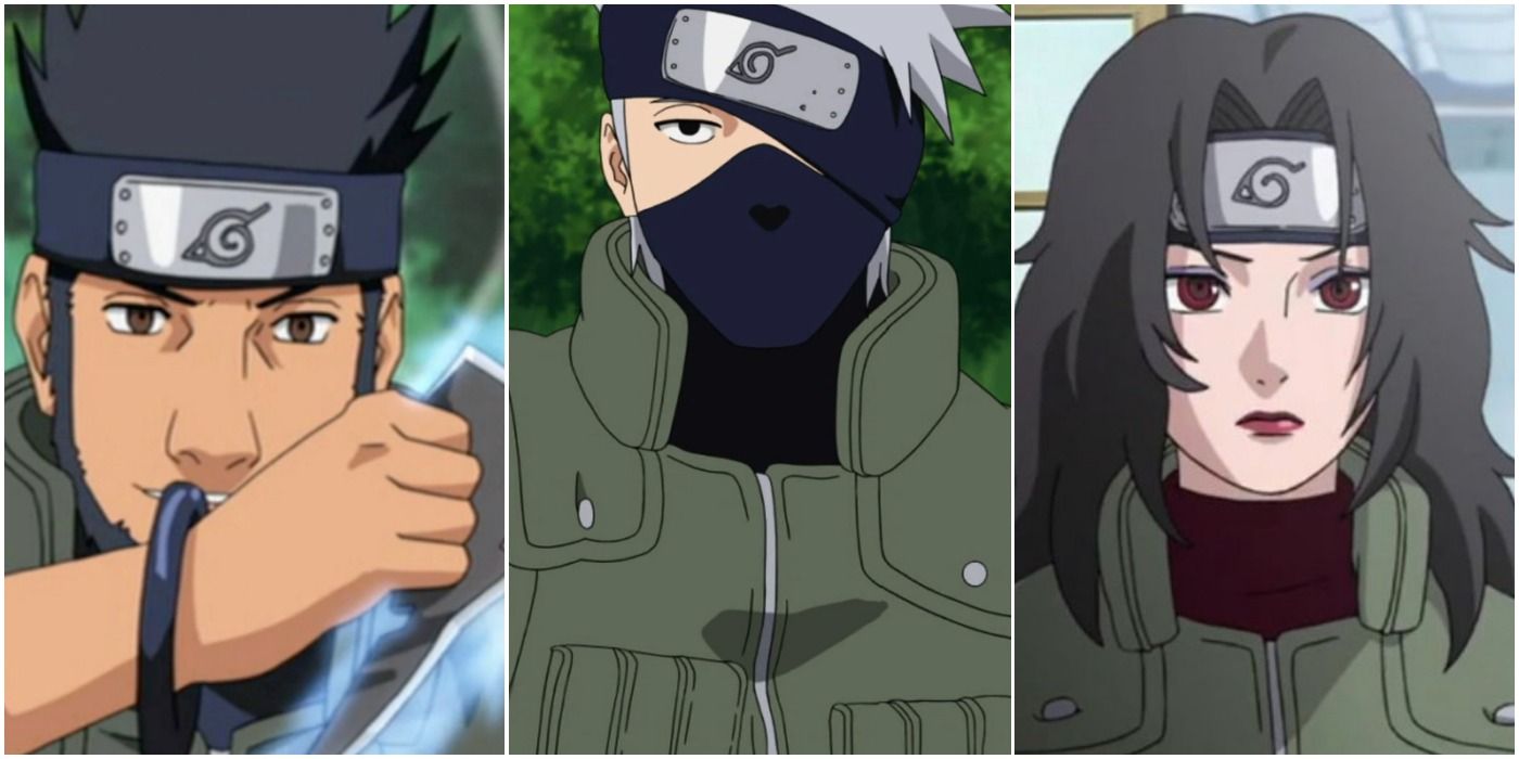 Naruto Teachers Asuma Kakashi Kurenai