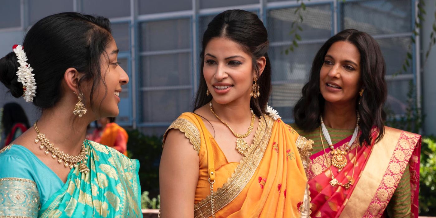 Devi, Kamala, and Nalini together in Never Have I Ever