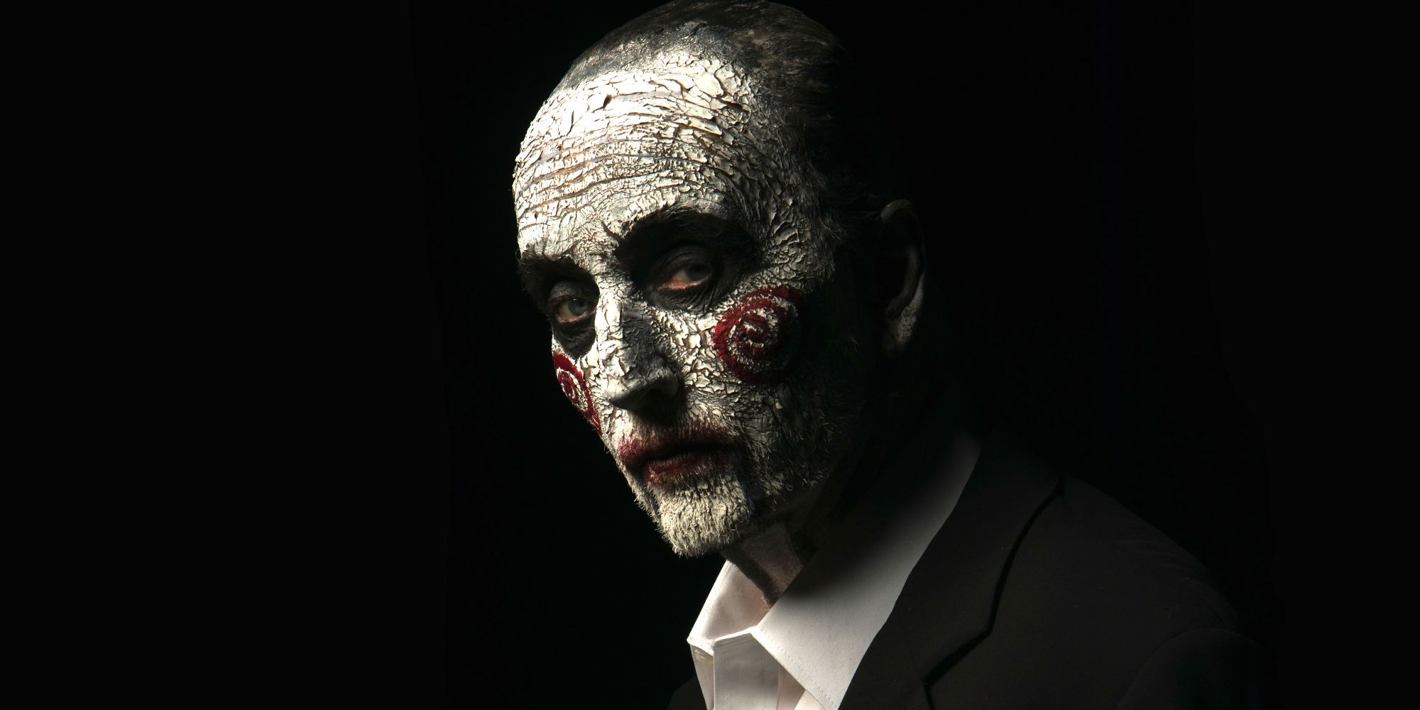 Saw - Tobin Bell as Jigsaw in makeup