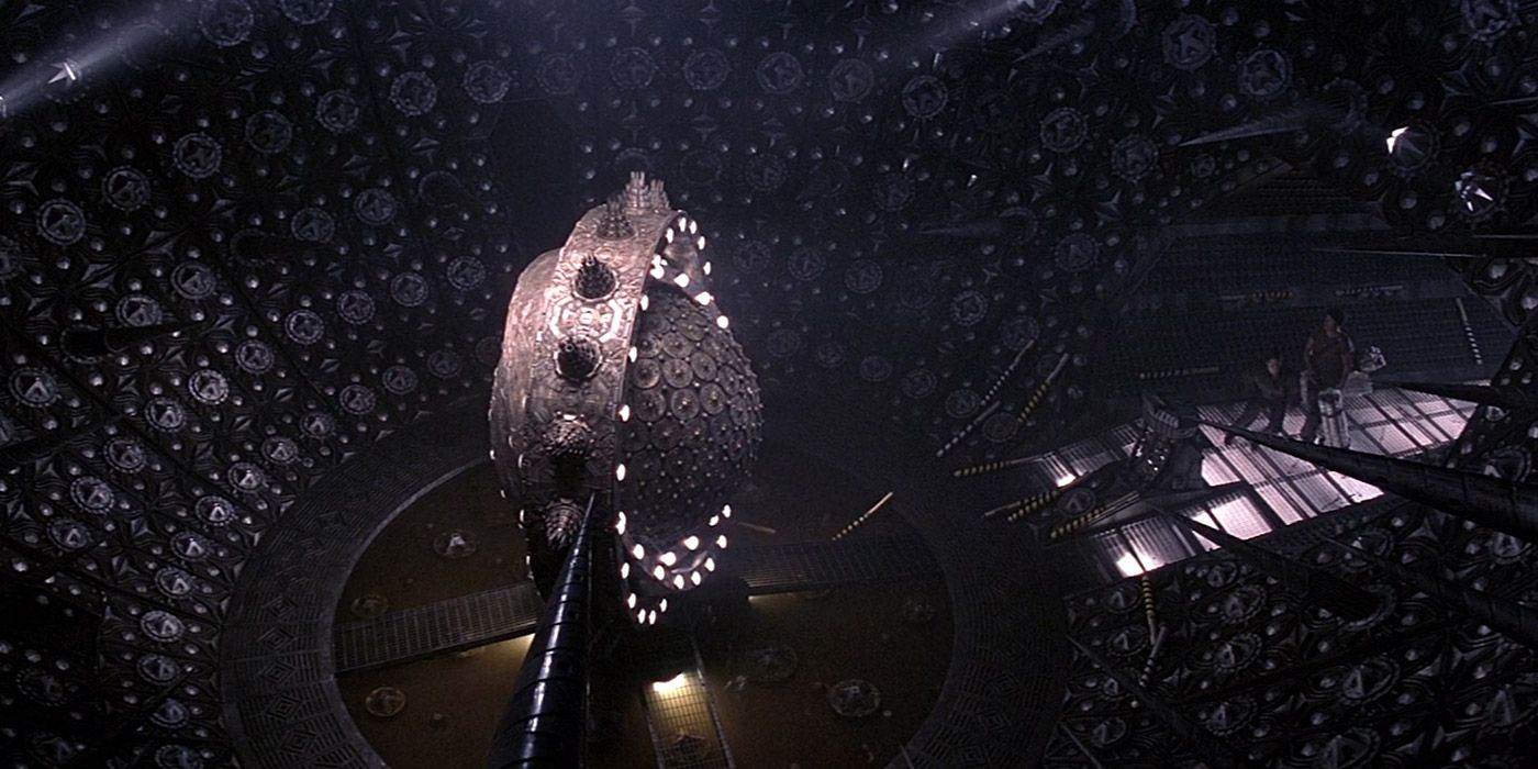 The interdimensional drive of the Event Horizon as depicted in the 1997 movie