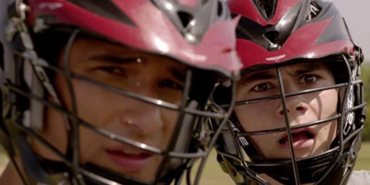 Scott And Stiles At Lacrosse Practice In Teen Wolf