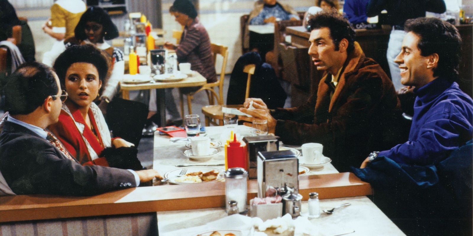 A friend hangout scene in Seinfeld
