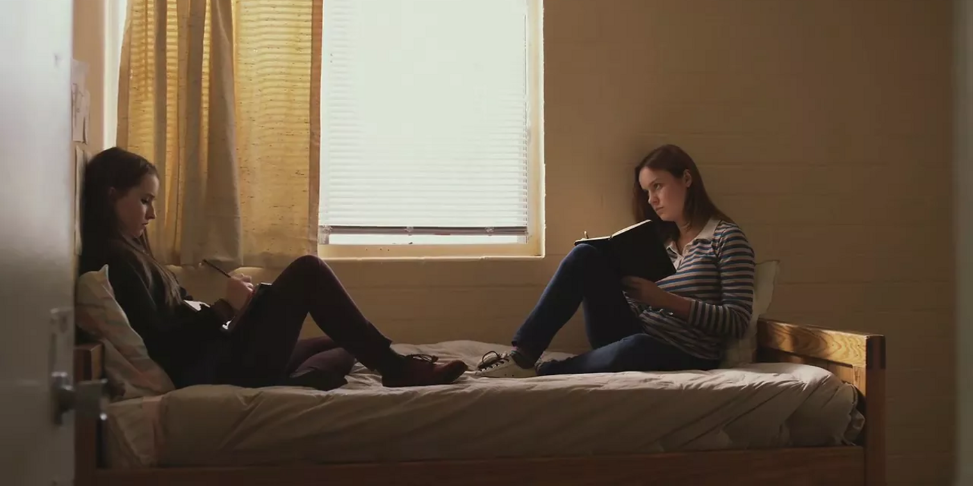 Kaitlyn Dever and Brie Larson in Short Term 12