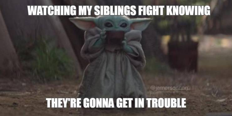 10 Hilarious Baby Yoda Memes About Siblings We Can All Relate To 10 Hilarious Baby Yoda Memes About Siblings We Can All Relate To