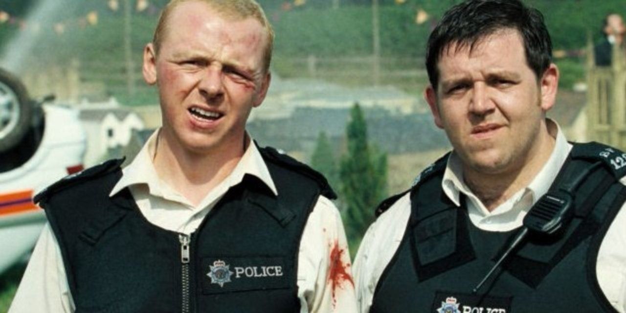 Nicholas and Danny in the model village in Hot Fuzz
