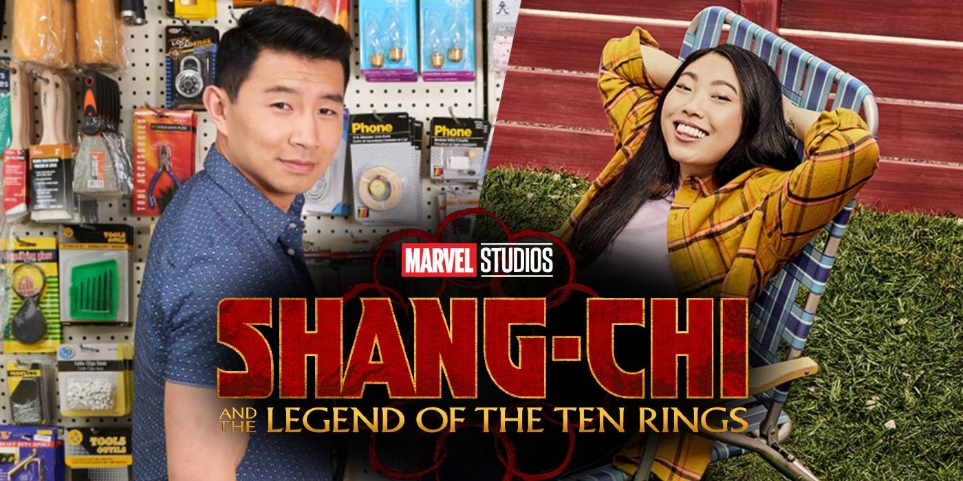 Simu Liu and Awkwafina in Marvel Shang Chi