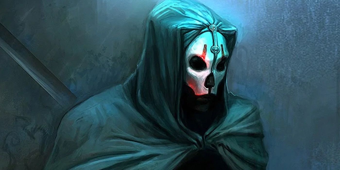 Darth Nihilus and his mask in Star Wars