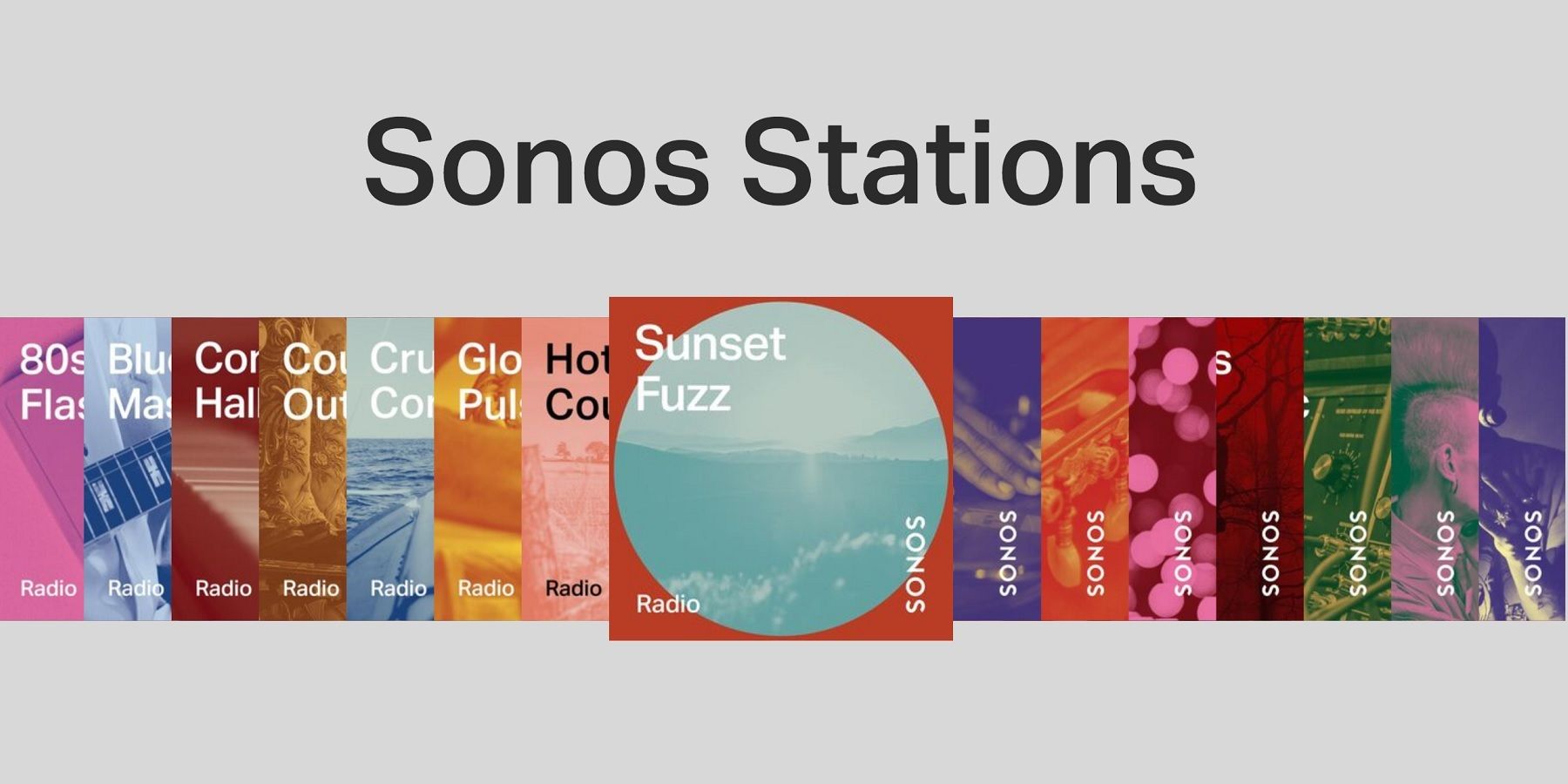 Sonos music stations graphic