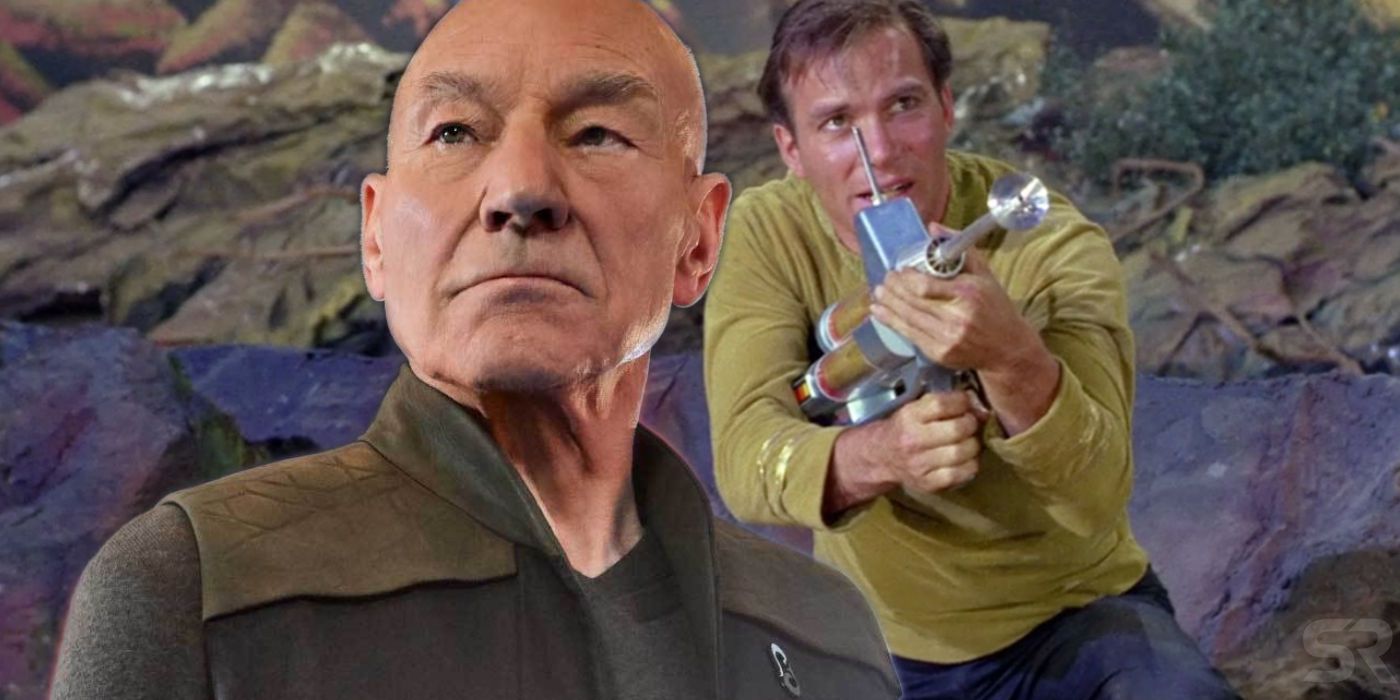 Star Trek Picard and William Shatner in TOS