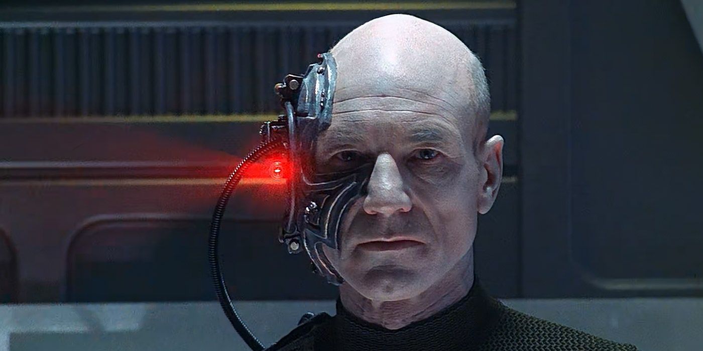 Picard se transformou em Locutus de Borg em Star Trek: The Next Generation
