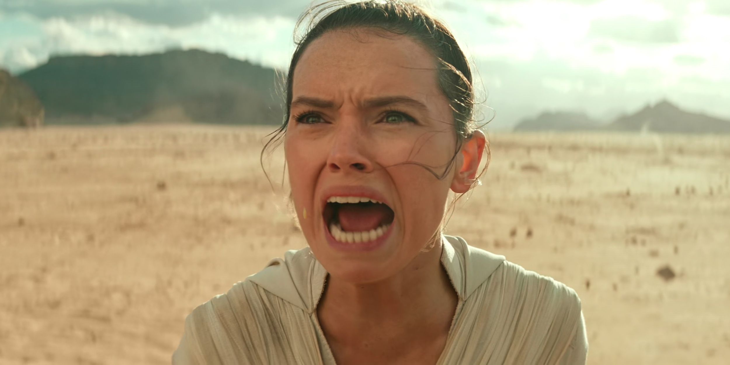Star Wars Rise Skywalker Rey Screaming Sad