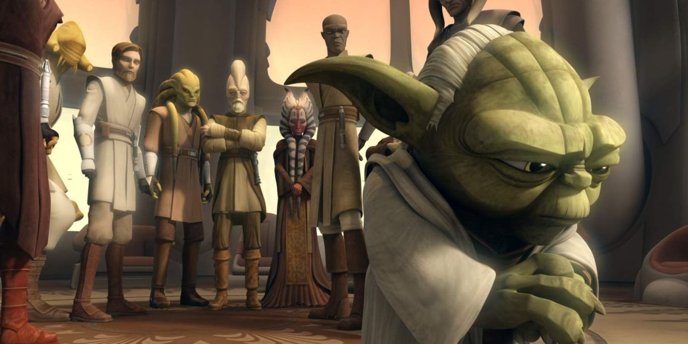Star Wars The Clone Wars Jedi High Council Yoda Obi-Wan Kenobi Kit Fisto Ki Adi Mundi Shaak Ti Mace Windu
