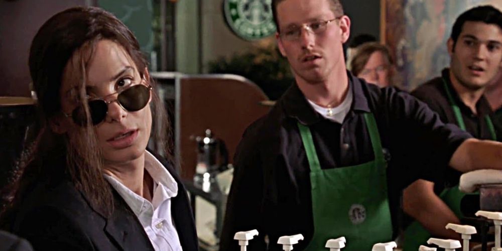 Gracie orders at Starbucks in Miss Congeniality