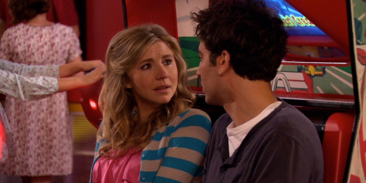 Stella at the arcade with Ted in How I Met Your Mother