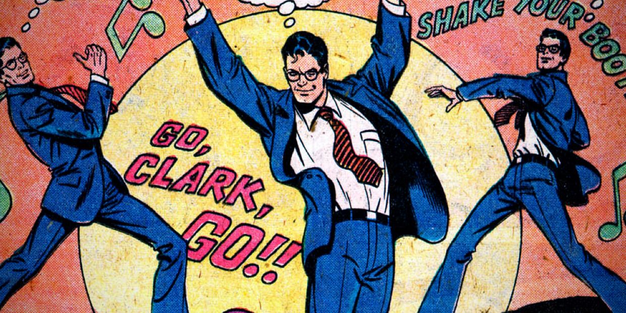 Superman Comic Clark Kent Dancing