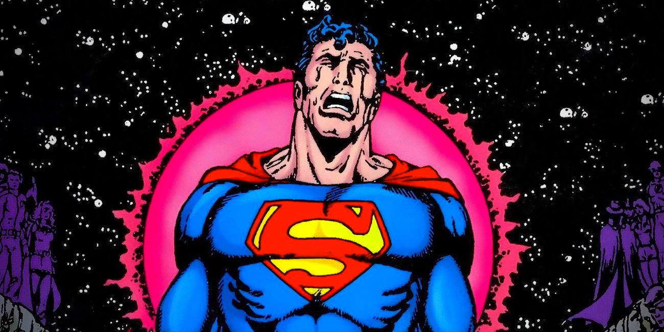 Superman Comic Crying