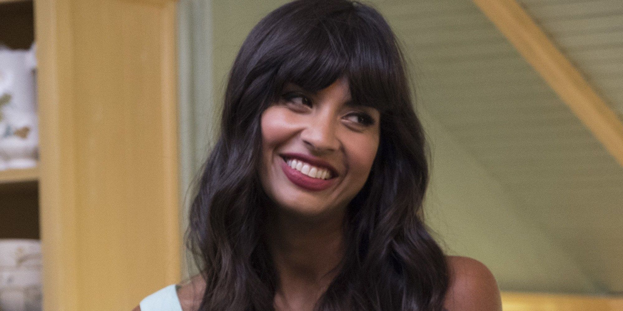 Tahani smiling on The Good Place